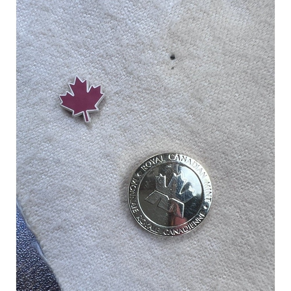 Lot Of 2 Canadian Pins Maple Leaf And Royals Canadian Enamel Pins